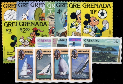 1973, Grenada, 512-15 u.a., **