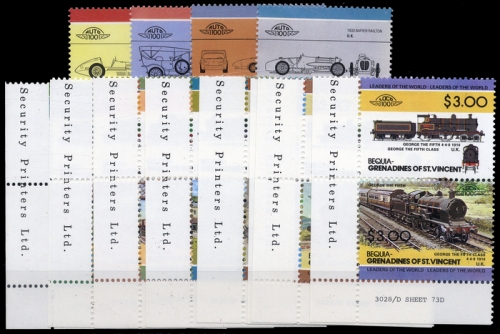 1984, St. Vincent Grenadinen Bequia, 50-65 u.a., **