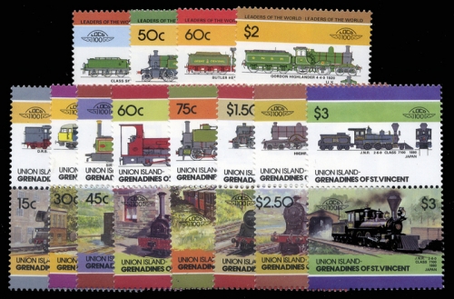 1985, St. Vincent Grenadinen Union Island, 86-93 u.a., **