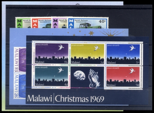 1964, Malawi, Bl. 1 u.a., **