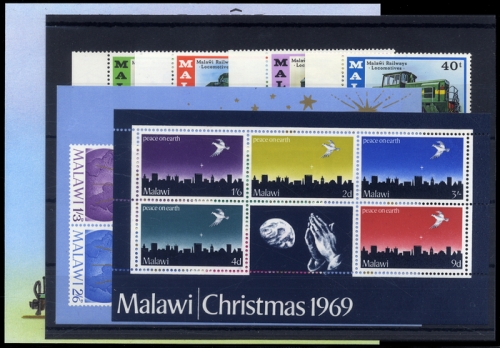 1964, Malawi, Bl. 1 u.a., **