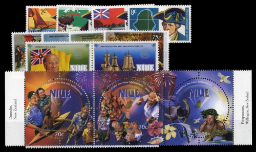 1974, Niue, 140-43 u.a., **
