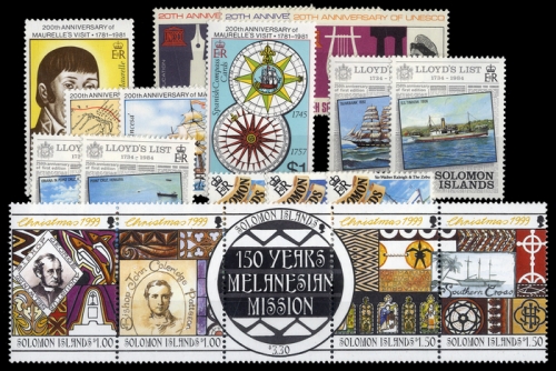 1966, Salomoninseln, 158-60 u.a., **