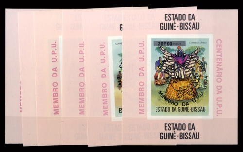 1976, Guinea Bissau, Bl. 11 u.a., **