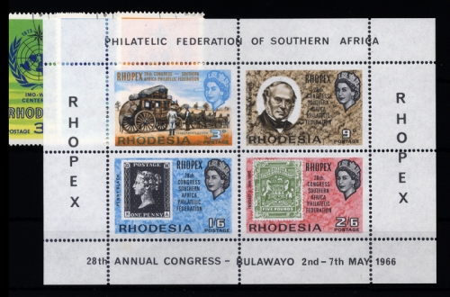 1966, Rhodesien, Bl. 1 u.a., **, gest.
