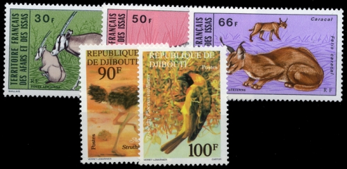 1973, Dschibuti, 77-79 u.a., **