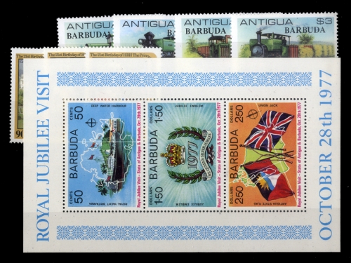 1977, Antigua und Antigua Barbuda, Bl. 26 u.a., **