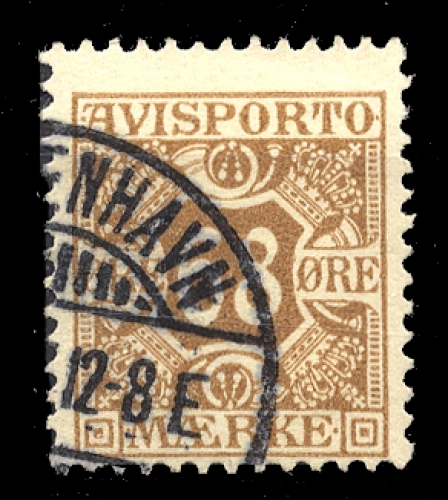 1907, Dänemark, 7 x, gest.