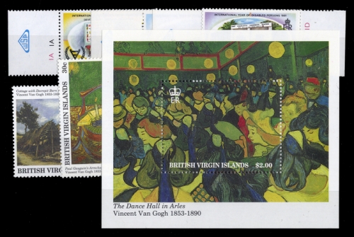 1981, Jungferninseln, 415-18 u.a., **