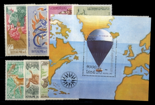 1962, Laos, 113-16 u.a., **