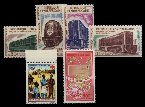 1963, Zentralafrika, 47-50 u.a., **
