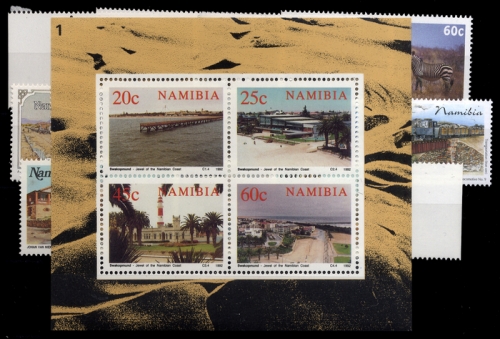 1990, Namibia, 675-78 u.a., **