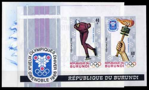 1964, Burundi, Bl. 3 u.a., **