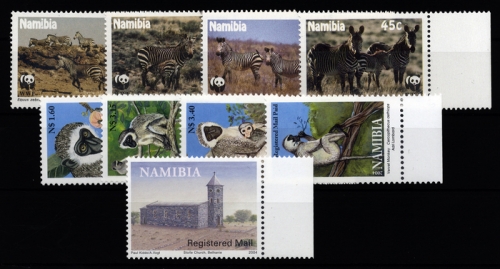 1991, Namibia, 702-05 u.a., **
