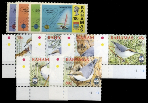 1972, Bahamas, 340-43 u.a., **