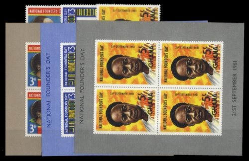1961, Ghana, 106-08 u.a., **