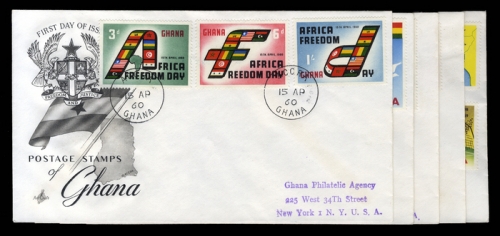 1959, Ghana, 63-67 u.a., FDC