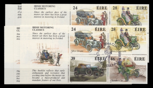 1989, Irland, HBl. 13 u.a, **, gest.