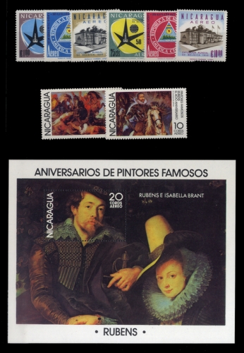 1958, Nicaragua, 1175-80 u.a, **
