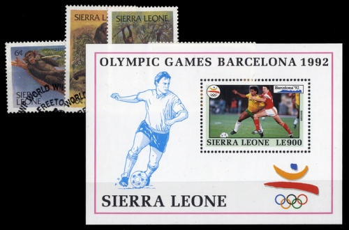 1983, Sierra Leone, 713-16 u.a., **, gest.