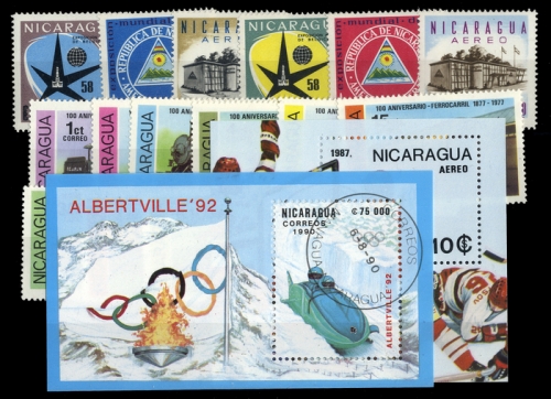 1958, Nicaragua, 1175-80 u.a, **, gest.