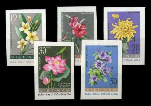 1962, Vietnam Nord und Republik, 206-10 U, **