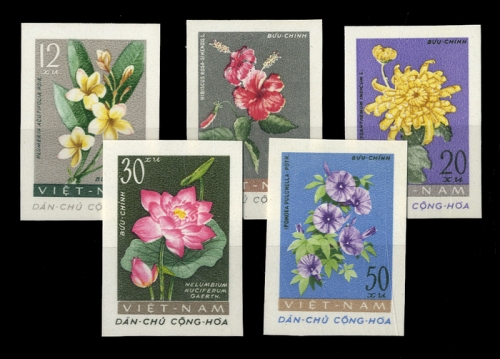 1962, Vietnam Nord und Republik, 206-10 U, **