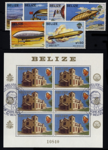 1983, Belize, 696 u.a., **, gest.