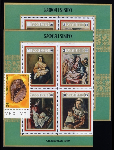 1969, Samoa, 206-09 u.a., **