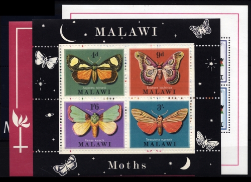1969, Malawi, Bl. 16 u.a., **