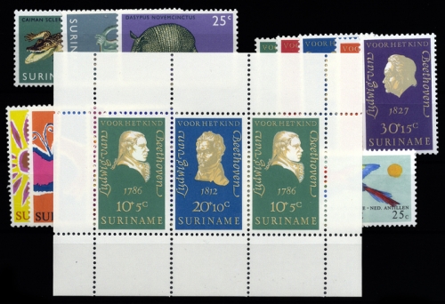 1969, Surinam, 558-60 u.a., **