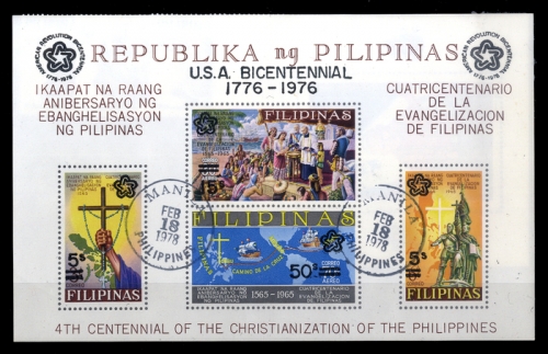 1976, Philippinen, Bl. 9 u.a., **, gest.