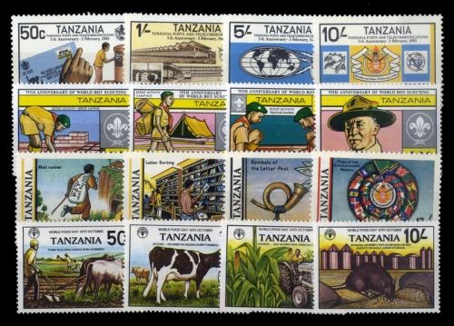 1981, Tansania, 181-84 u.a., **