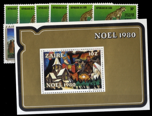 1974, Zaire, 484-89 u.a., **