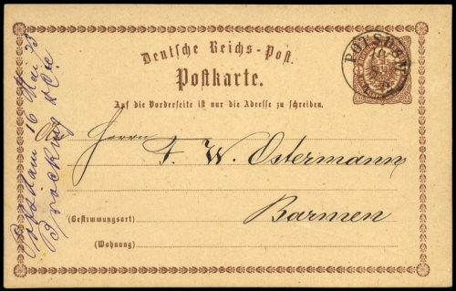 Altdeutschland Preussen, Brief