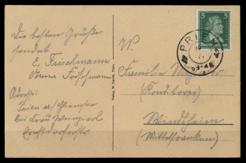Altdeutschland Bayern, Brief