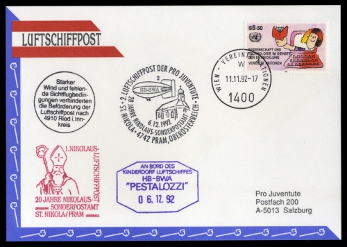 1992, Österreich, Brief