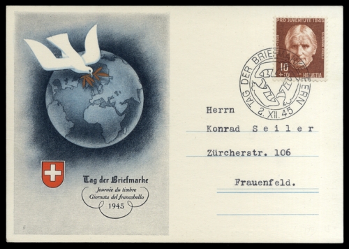 1945, Postgeschichte,Tag der Briefmarke,International bis 1945, ...