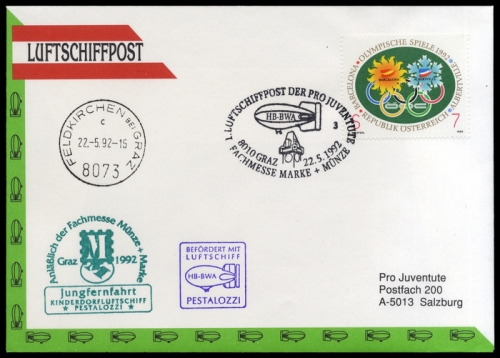 1992, Österreich, Brief