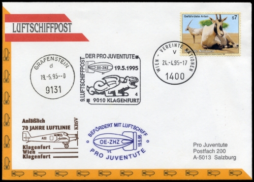 1995, Österreich, Brief