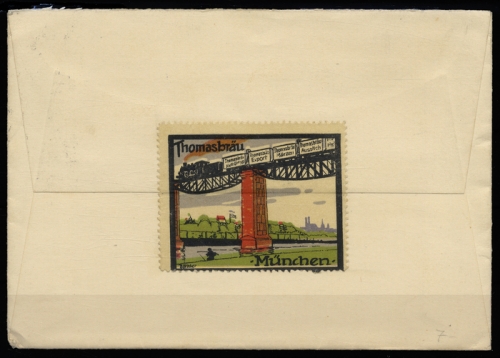 1913, Altdeutschland Bayern, Brief