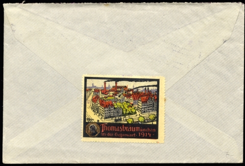 1913, Altdeutschland Bayern, Brief