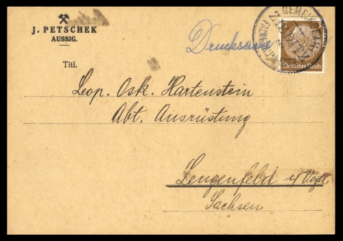 1938, Sudetenland, DR 513, Brief