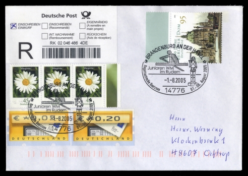 2005, Sport u. Spiel,Wassersport,sontiges, 2445 u.a., Brief