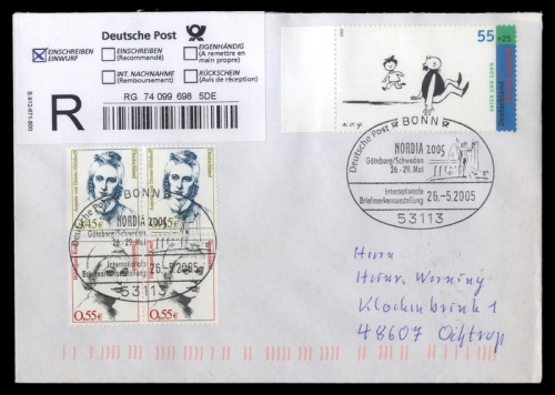 2005, Postgeschichte,Briefmarkenausstellungen,International ...