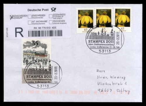 2011, Postgeschichte,Briefmarkenausstellungen,International ...
