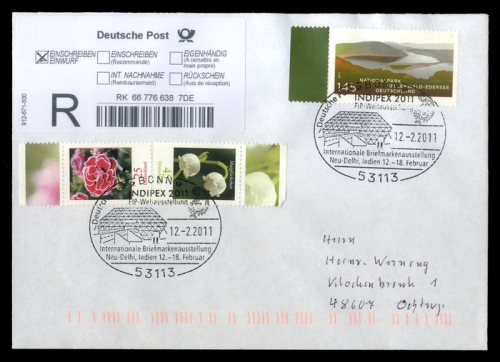 2011, Postgeschichte,Briefmarkenausstellungen,International ...