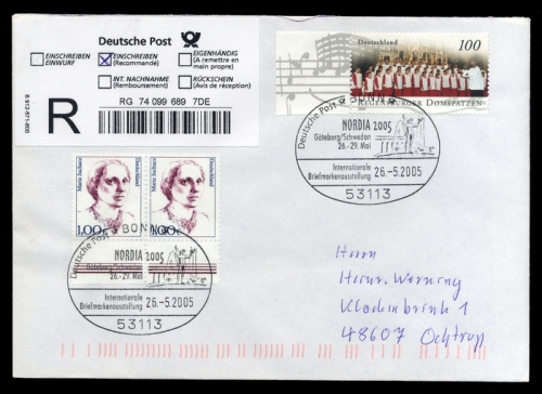 2005, Postgeschichte,Briefmarkenausstellungen,International ...