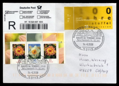 2008, Postgeschichte,Briefmarkenausstellungen,International ...