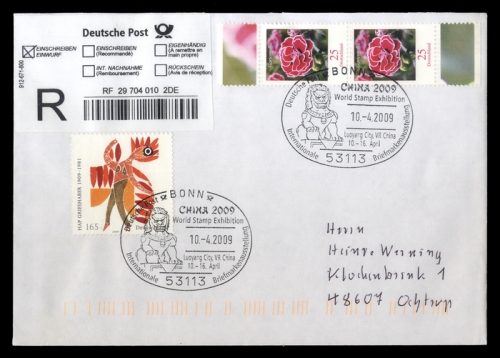 2009, Postgeschichte,Briefmarkenausstellungen,International ...